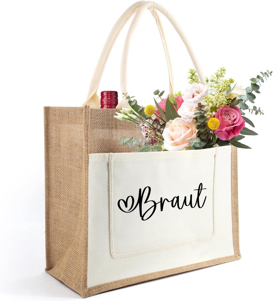 Duurzame Jute Boodschappentas voor Mama - Perfect als Verjaardag- en Moederdagcadeau