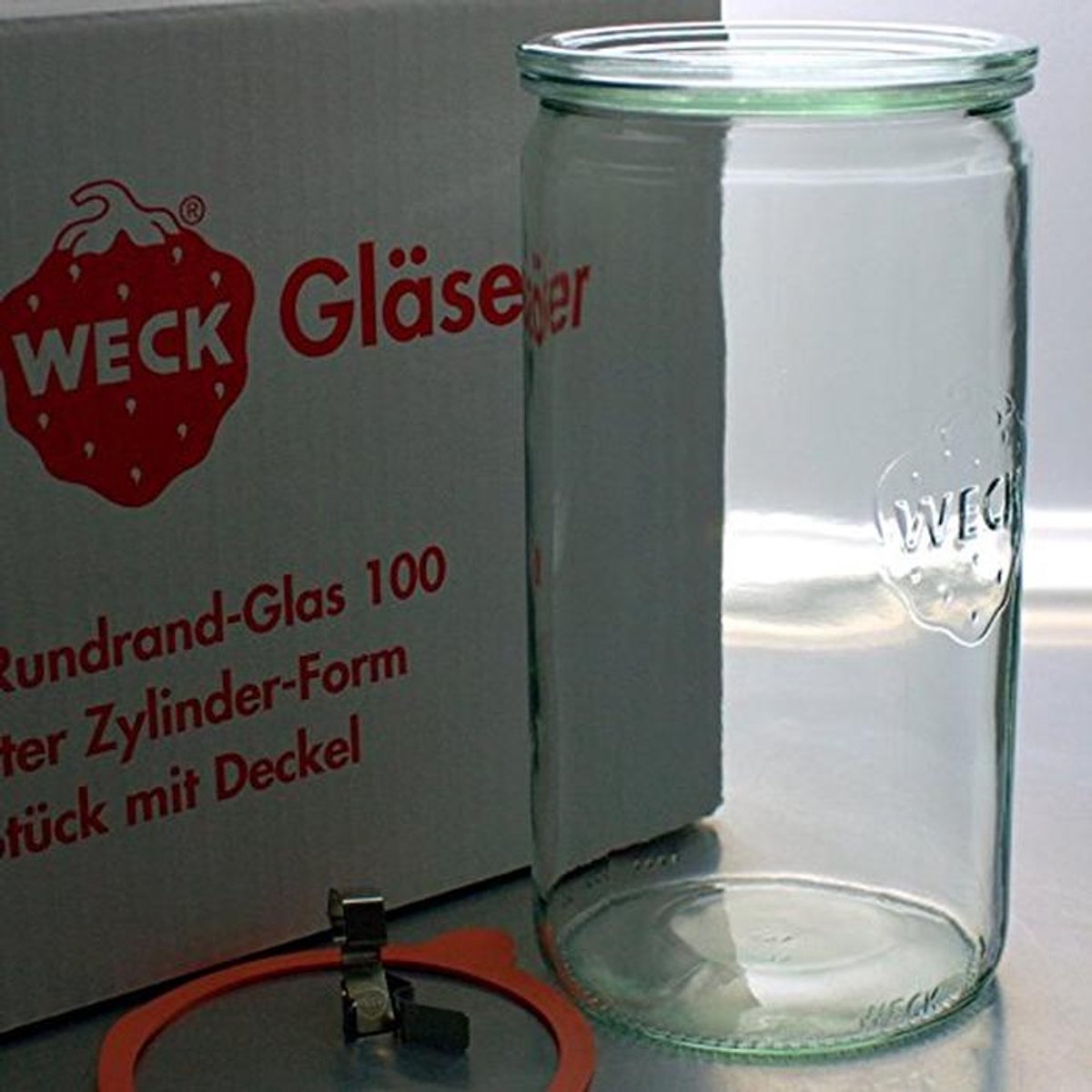 Canning Jars 1.5L - Set van 6 Glazen Flessen met Deksel en Klemmen