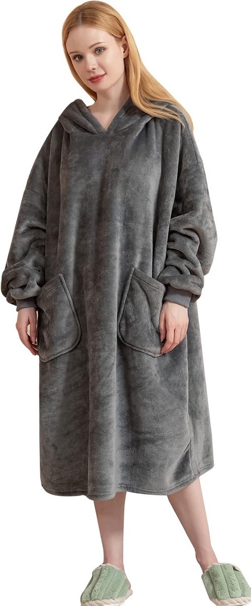 Oversized Hoody en Deken met Capuchon voor Volwassenen