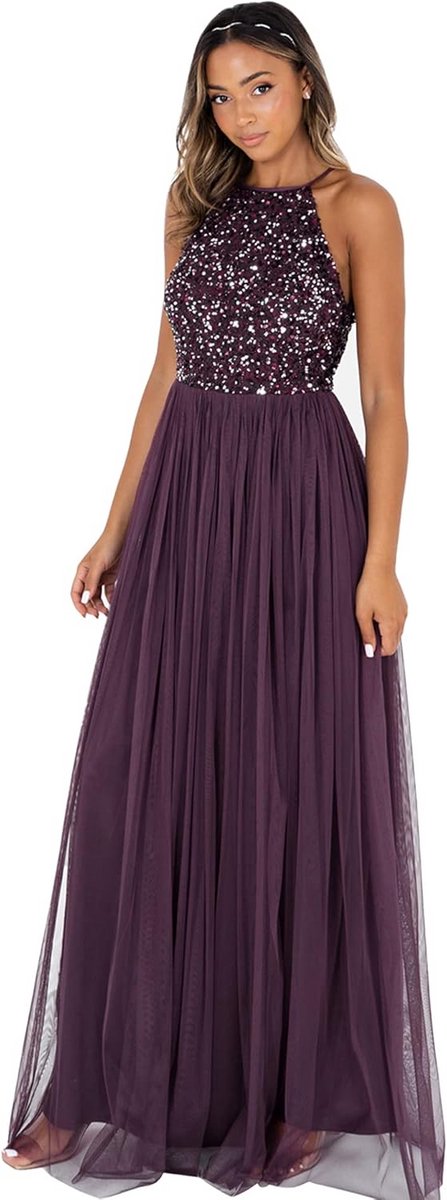Halter Neck Maxi Dress voor Bruidsmeisjes