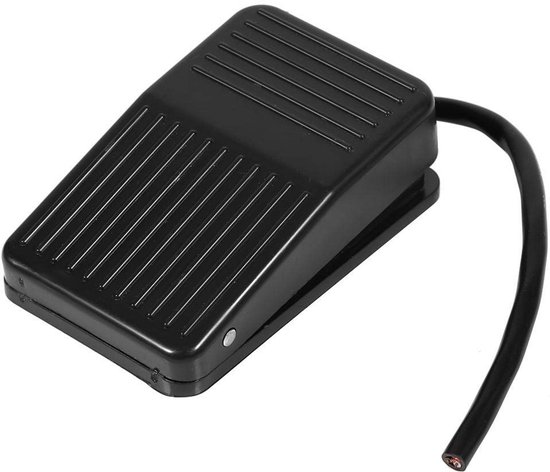 VIFERR Voetpedaalschakelaar, 220 V/380 V, 10 A, kunststof voetpedaal, controller, aan/uit, voetpedaal, schakelaar met 10 cm kabel VIFERR Voetpedaalschakelaar, 220 V/380 V, 10 A, kunststof voetpedaal, controller, aan/uit, voetpedaal, schakelaar met 10 cm kabel