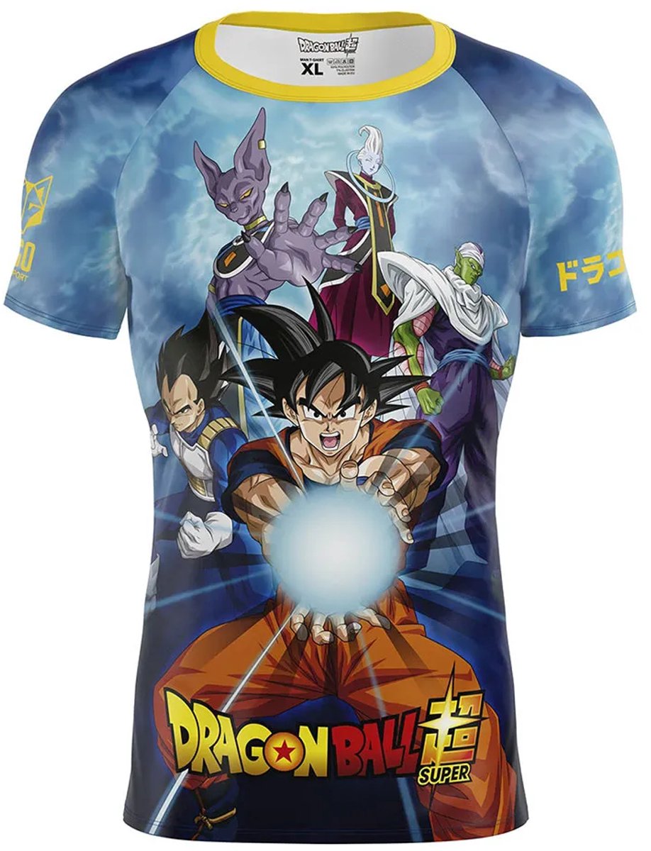 Otso Dragon Ball Super Goku Vegeta T-shirt Met Korte Mouwen Veelkleurig S Man