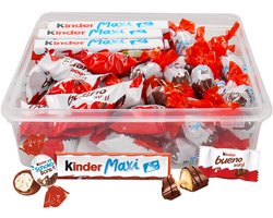 Kinder chocolade mix: Kinder Maxi, Schokobons & Bueno Mini - 623g