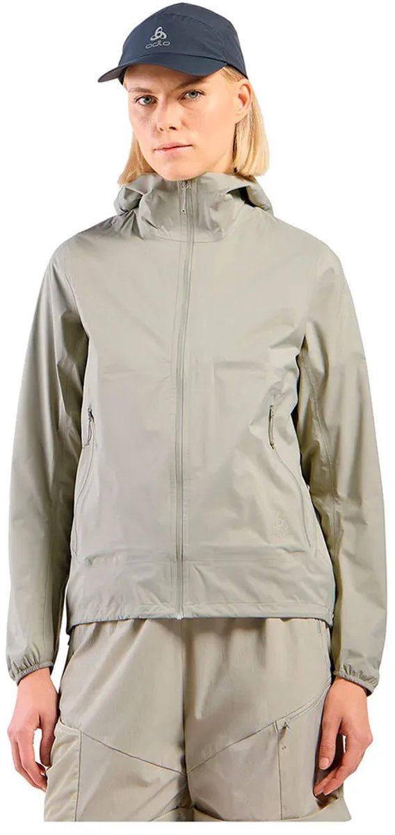 Odlo Essential 2.5l Jas Beige M Vrouw