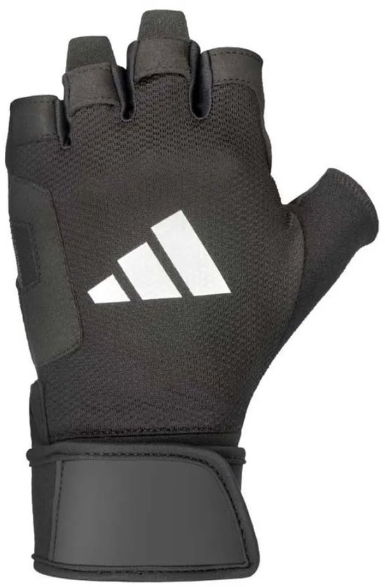 Adidas Strength training handschoenen zwart M