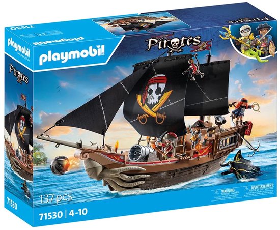 PLAYMOBIL Pirates Groot piratenschip - 71530