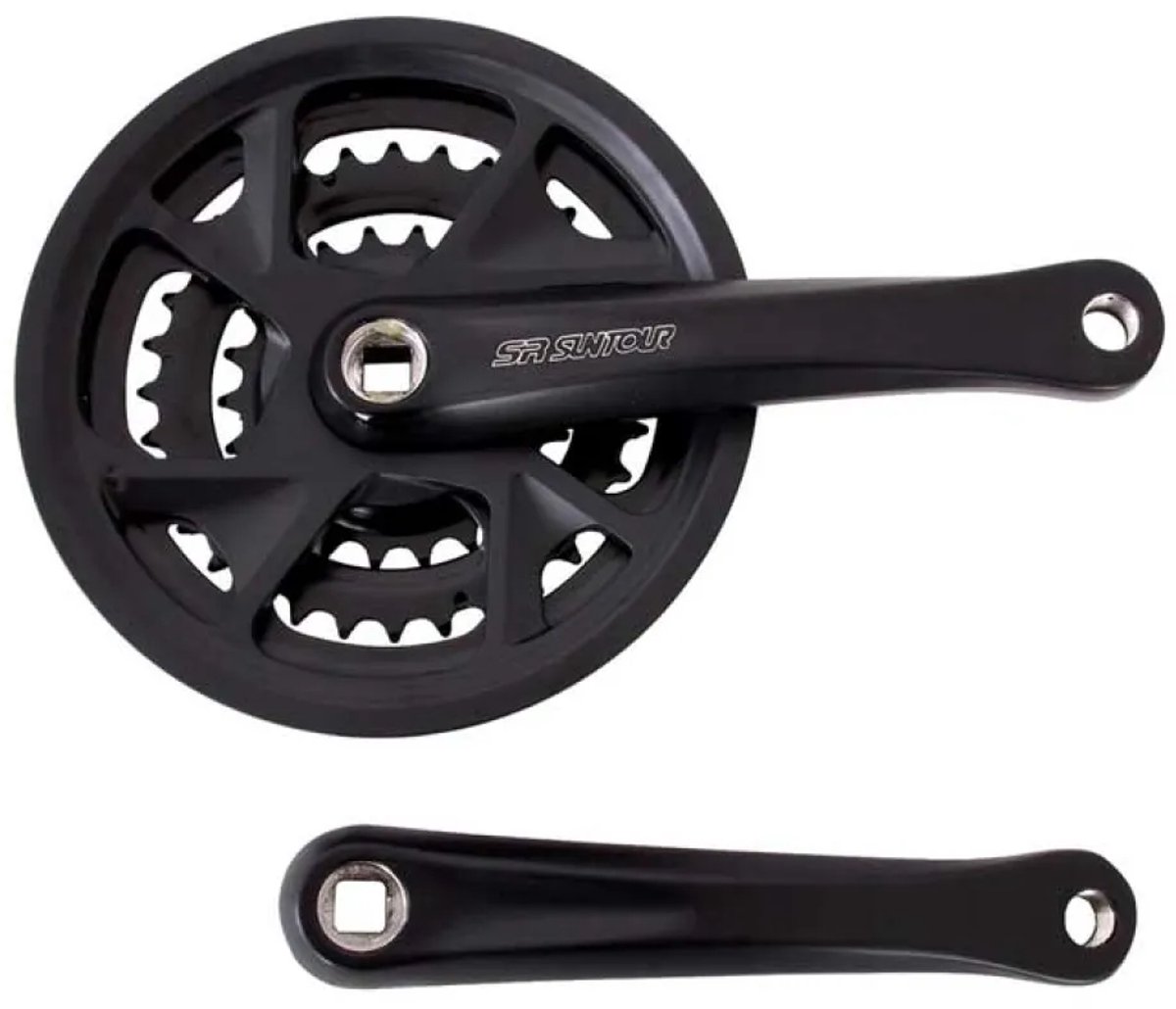 Sr Suntour Xr-172 Junior Crankstel Zilver 152 mm / 42/32/22t