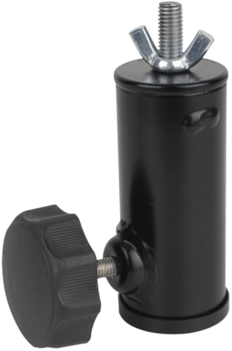 Showgear M10 adapter voor statiefbevestiging voor speaker standaarden - zwart