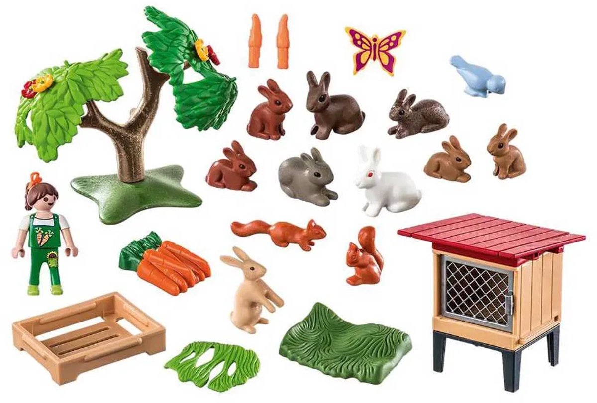 PLAYMOBIL Country Konijnenhok - 71252 — afbeelding 16