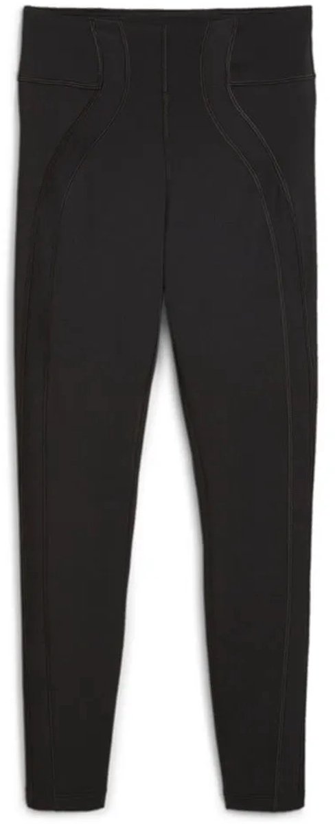 Puma Studio Cloudspun Rib High Waist Leggings L Vrouw Zwart