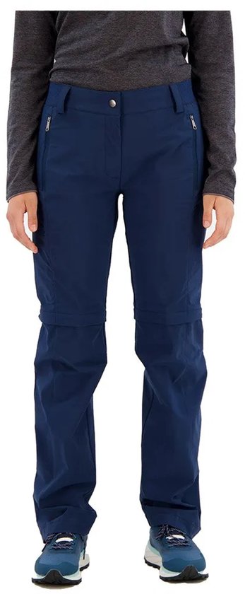 Pantalon Vaude Farley Stretch Zo T-zip II Blauw 40 / Short Femme