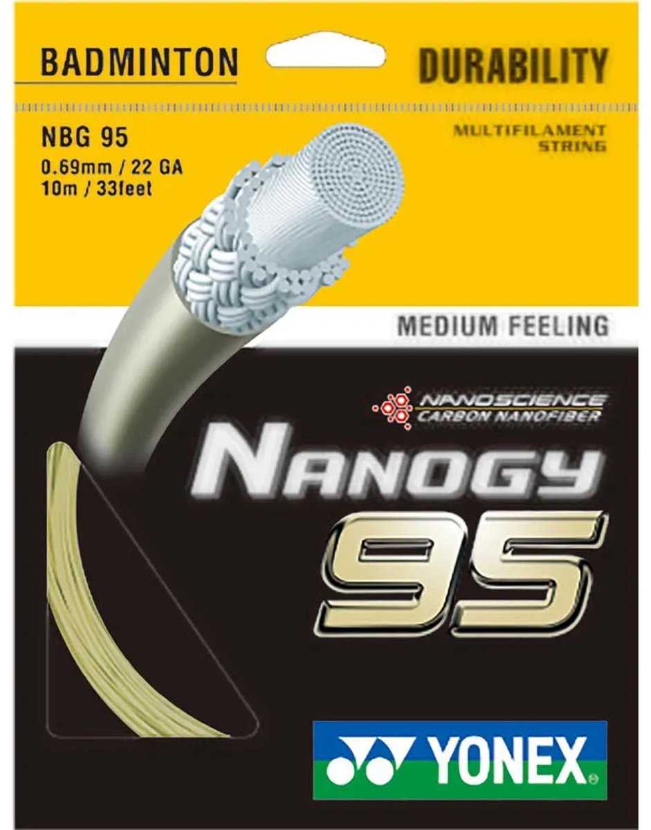 Yonex Snaren Nanogy 95 - Gold - Set 10 M