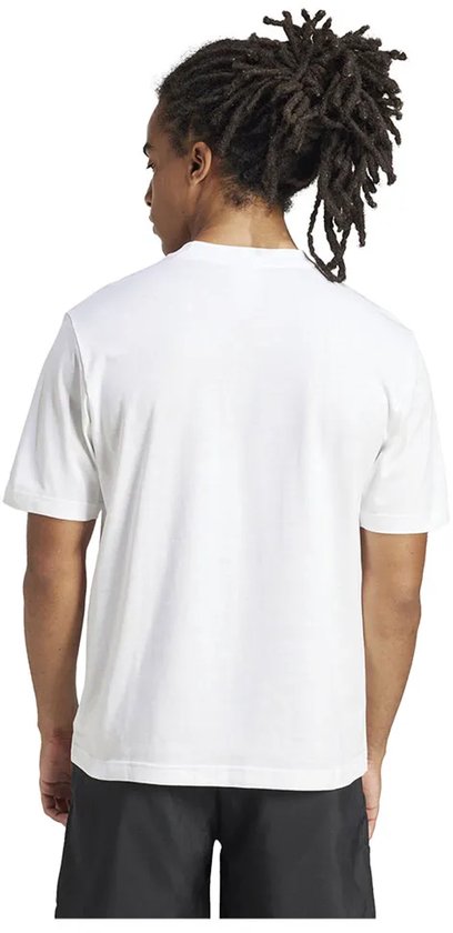 adidas Sportswear T-shirt jersey petit logo Essentials - Hommes - Blanc - XL