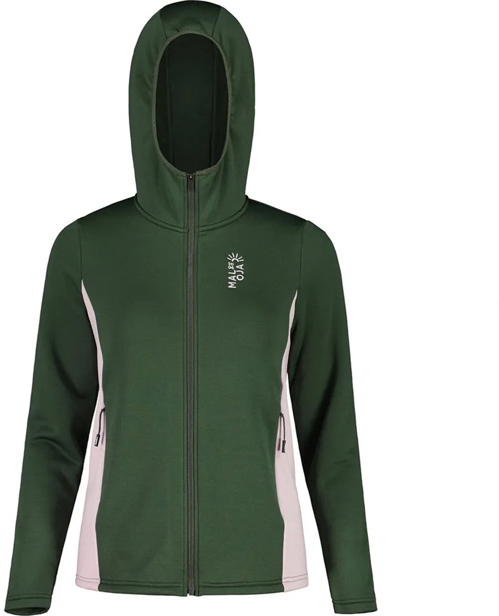 Maloja Verwallm Fleece Met Volledige Rits Groen M Vrouw