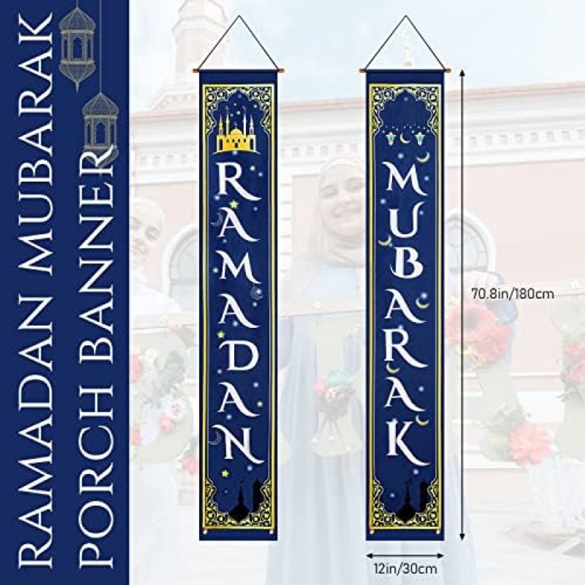 Feestelijke Ramadan Decoratiebanner voor Binnen en Buiten