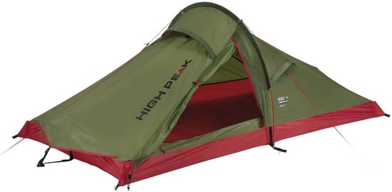 High Peak Siskin LW - Tunneltent - 2-Persoons - Groen/rood — afbeelding 5