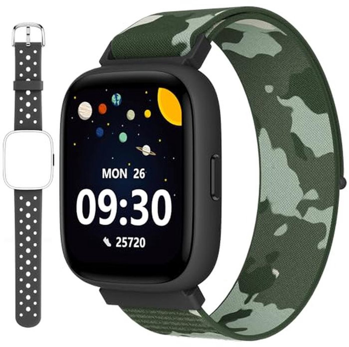 Fitness Tracker voor Kinderen - 1,8 inch Smartwatch met Stappenteller, Hartslagmeter en Slaapmonitor - Waterdicht IP68 - Puzzelspellen