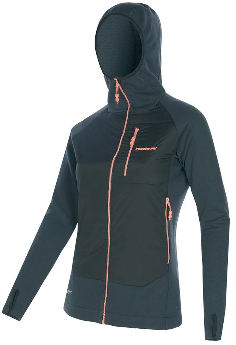 Trangoworld Trx2 Hybrid Lt Pro Fleece Met Kap Grijs L Vrouw