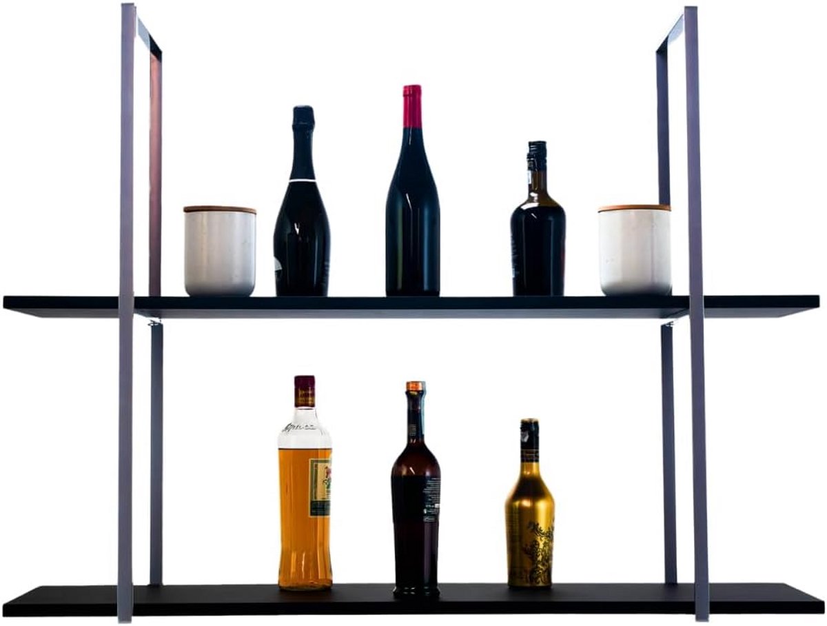 Hangend Keukenrek voor Flessen en Kruiden - Ruimtebesparend en Modern Design