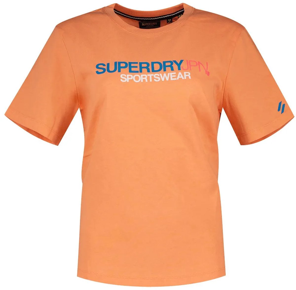Superdry Sportwear Logo T-shirt met losse pasvorm Dames T-shirts Koraal