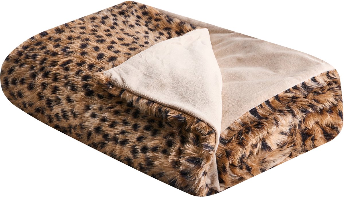KUDELI - Bedsprei - Bruin - 150 x 200 cm - Polyester