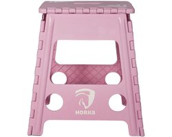Horka - Opstapkrukje Get Up - 25,5 X 21,5 X 39 Cm - Opvouwbaar - Roze