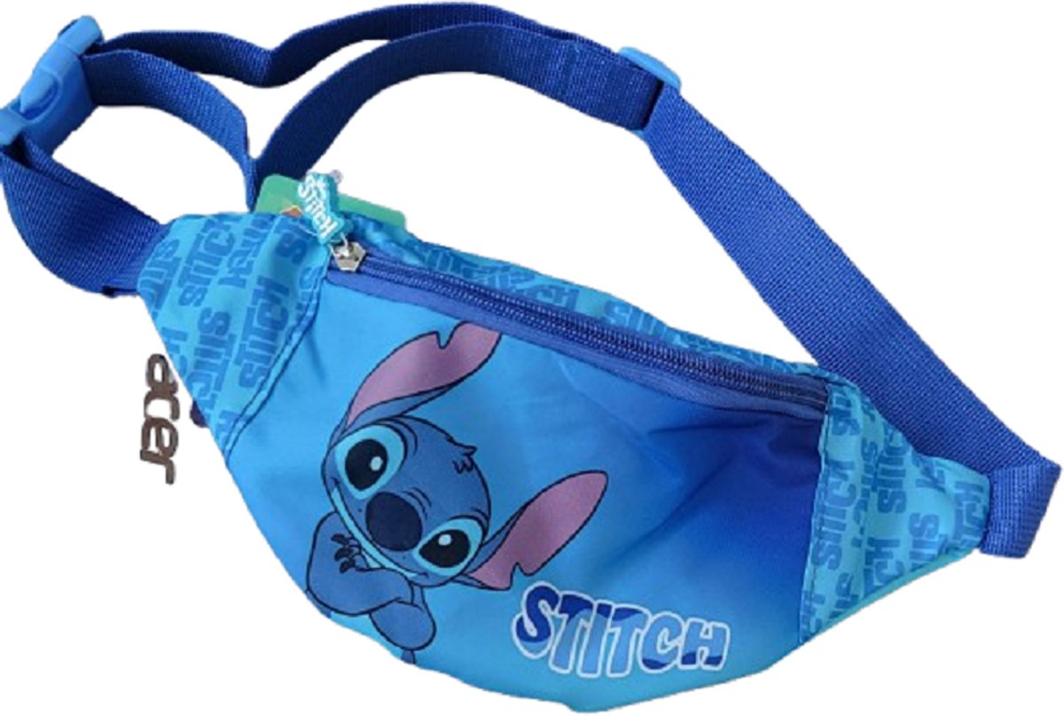 Heuptasje Lilo & Stitch blauw voor kinderen - buideltasje