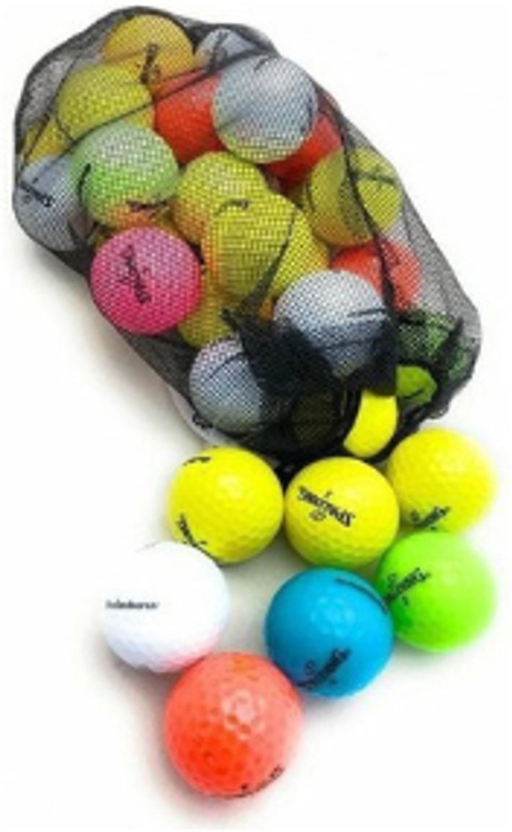 Spalding 36 Gekleurde Golfballen Assortiment
