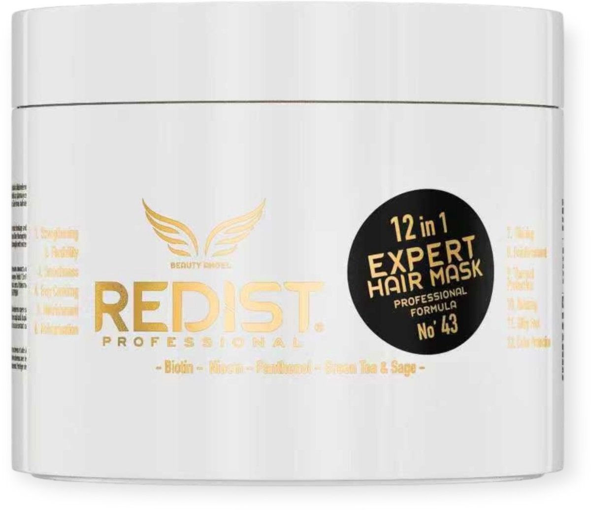 Redist Professional Haarmasker - Hair Care Mask 12 in 1 Expert No 43 475ml