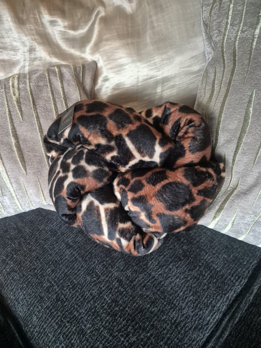 Eviva Home Deco Sierkussen - Everheart Giraffe Print - Dierenprint - Luxe Woonaccessoire