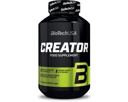 BioTech USA BioTech USA BioTechUSA CreaTor Met Creatine Monohydraat & Creatine Pyruvaat Toegevoegde Aminozuren, Vitamines & Niacine, 120 Capsules - 120 stuks
