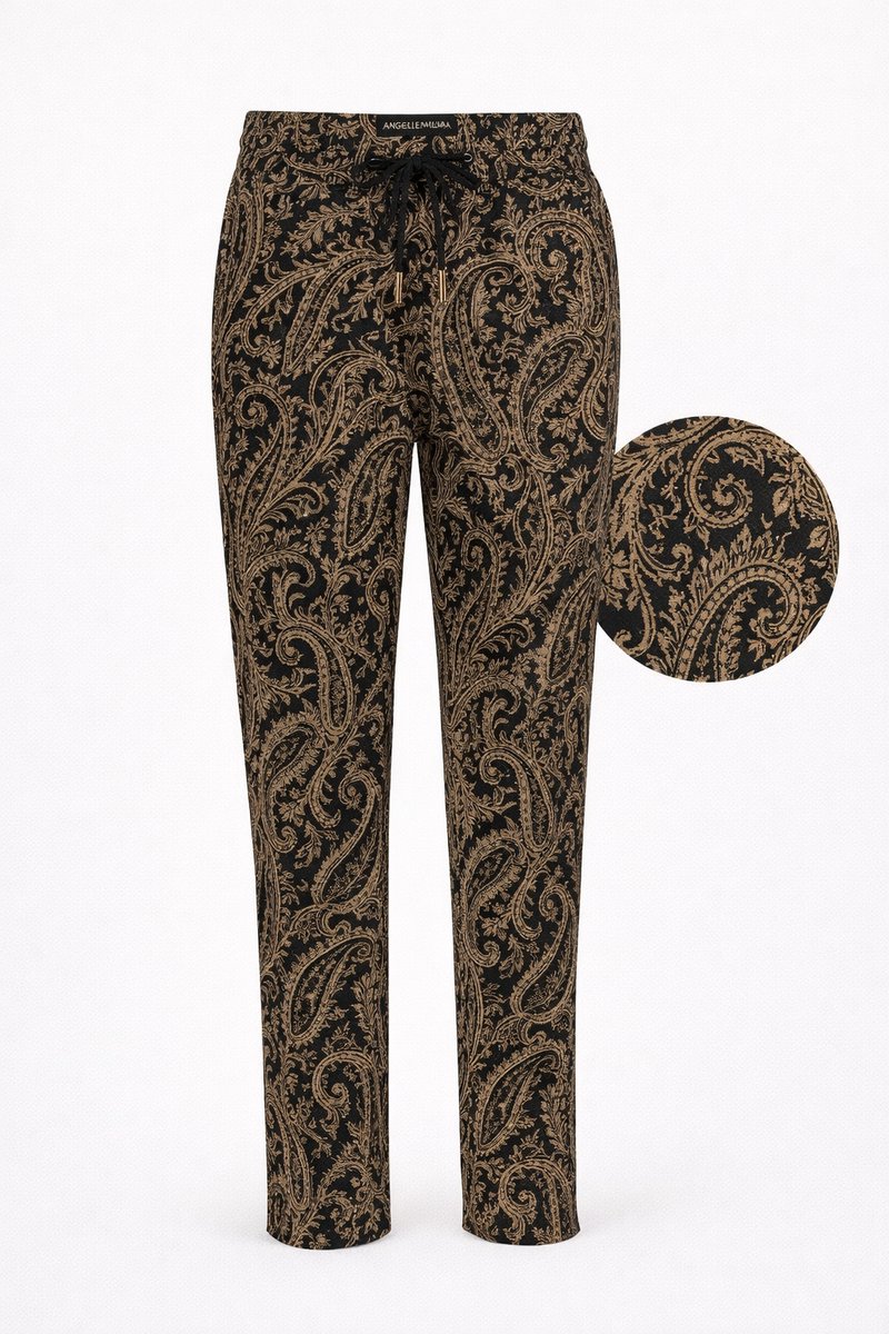 Angelle Milan Travelbroek Dames - Rouge - Travelstof - Maat S