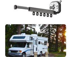 Draagbaar RV-droogrek voor boten, camper en reizen - Aluminium ladder kledingrek met ruimtebesparing