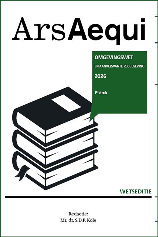 Ars Aequi Wetseditie - Omgevingswet 2026 - cover