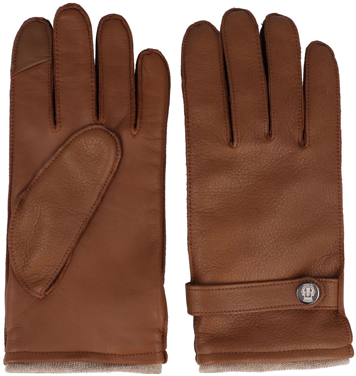 Roeckl Wilhelmshaven Handschoenen Leder - Jongens - saddlebrown