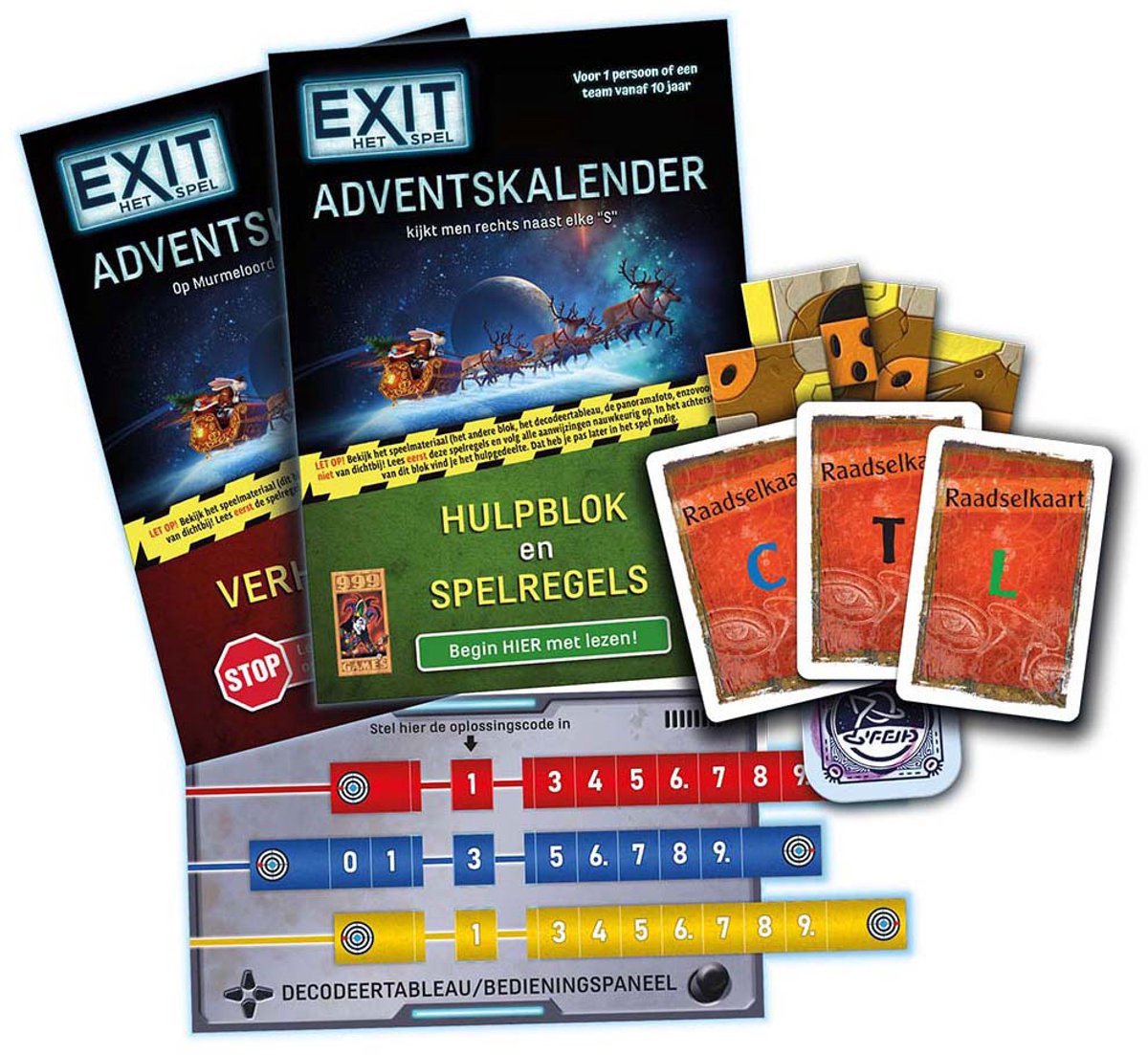 999 Games adventskalender puzzelspel Exit Intergalactische Race escape. – foto 3