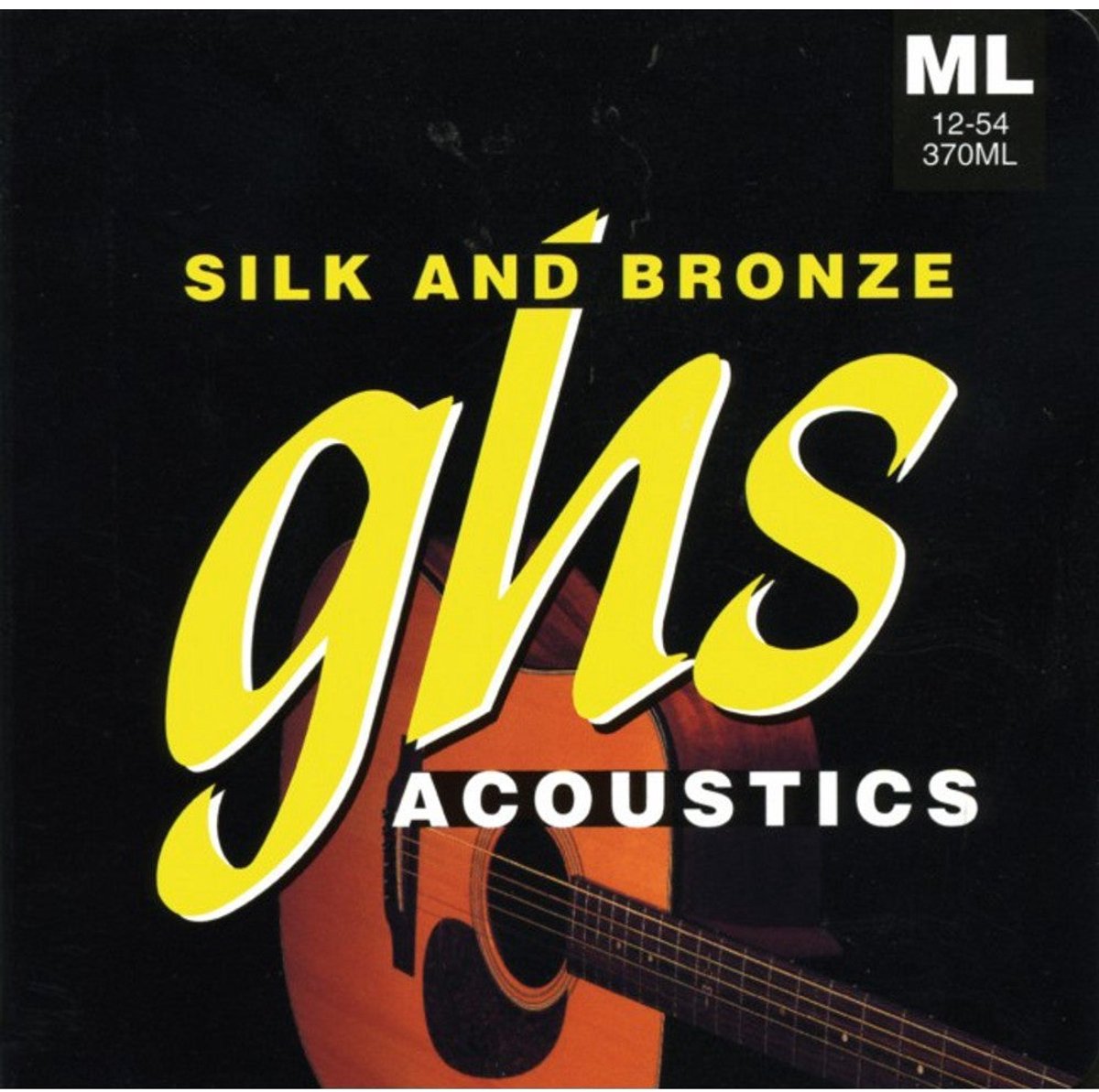 GHS 370ML Silk And Bronze medium/light snarenset westerngitaar