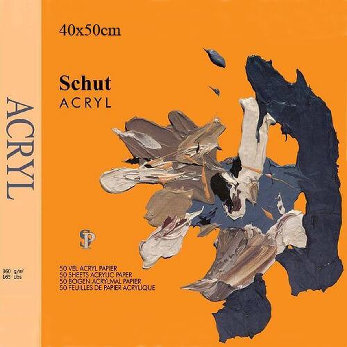 Schut Acryl Papier 360gram Acrylverf Blok 40x50 - Professioneel Papier Voor Acrylverf En Andere Technieken - Papier Voor Kunstenaars