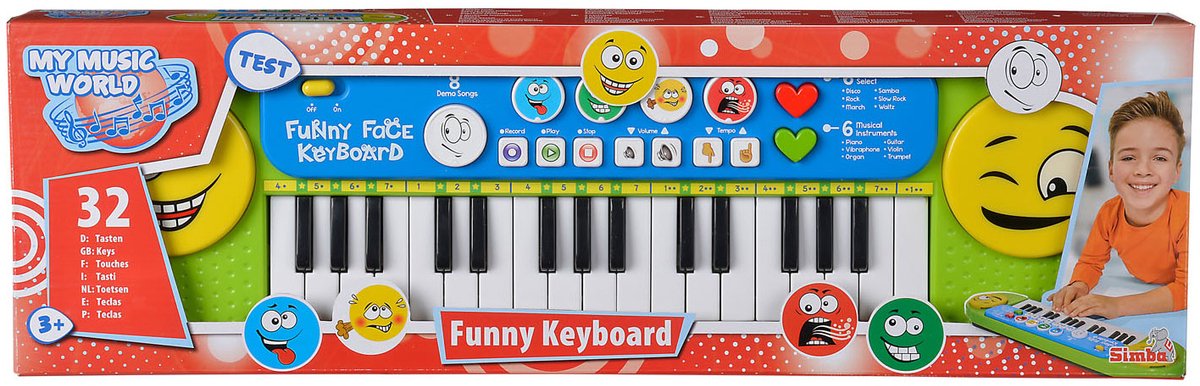 SimbaMy Music World Smiley Keyboard