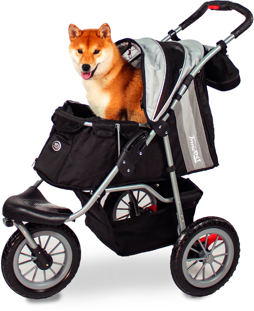 Bol.com InnoPet Hondenbuggy Comfort EFA Eco Black / Silver Grey. aanbieding