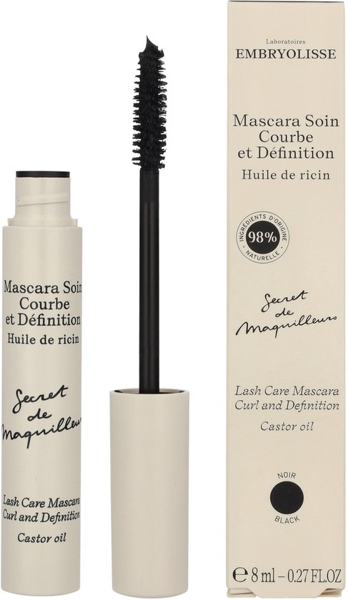 Embryolisse Secret de Maquilleurs Curve en Definitie Verzorgende Mascara Zwart 8 Concentraat
