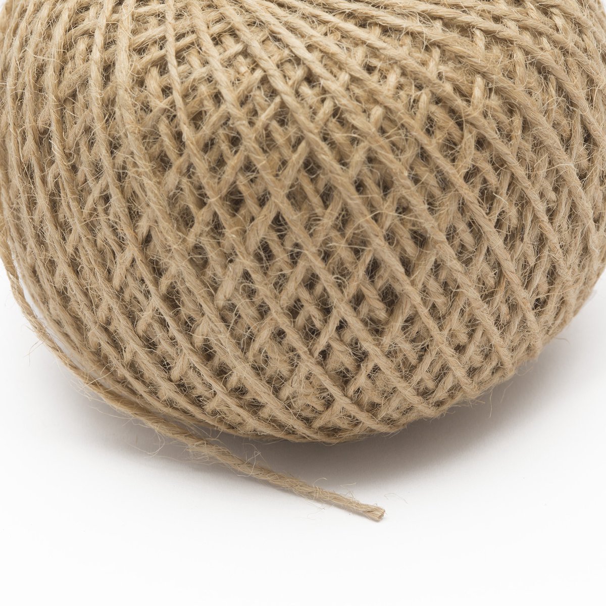 Natuurlijk Jute Touw – Bindtouw / Tuin Touw – 105 m – Ø 1 mm – Ongekleurd – Sterk en Veelzijdig – Voor Planten, Tuin en Huishoudelijk Gebruik [11312]