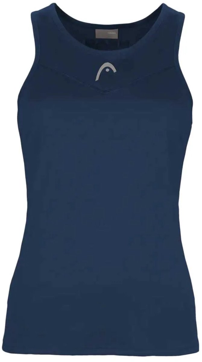 Head Racket Easy Court Mouwloos T-shirt Blauw S Vrouw