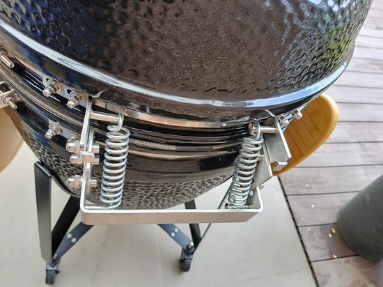 Kamado BBQ 22 Inch Large | Keramische Houtskool BBQ | Divide & Conquer | Incl. Fiberglass Afdichting — afbeelding 5