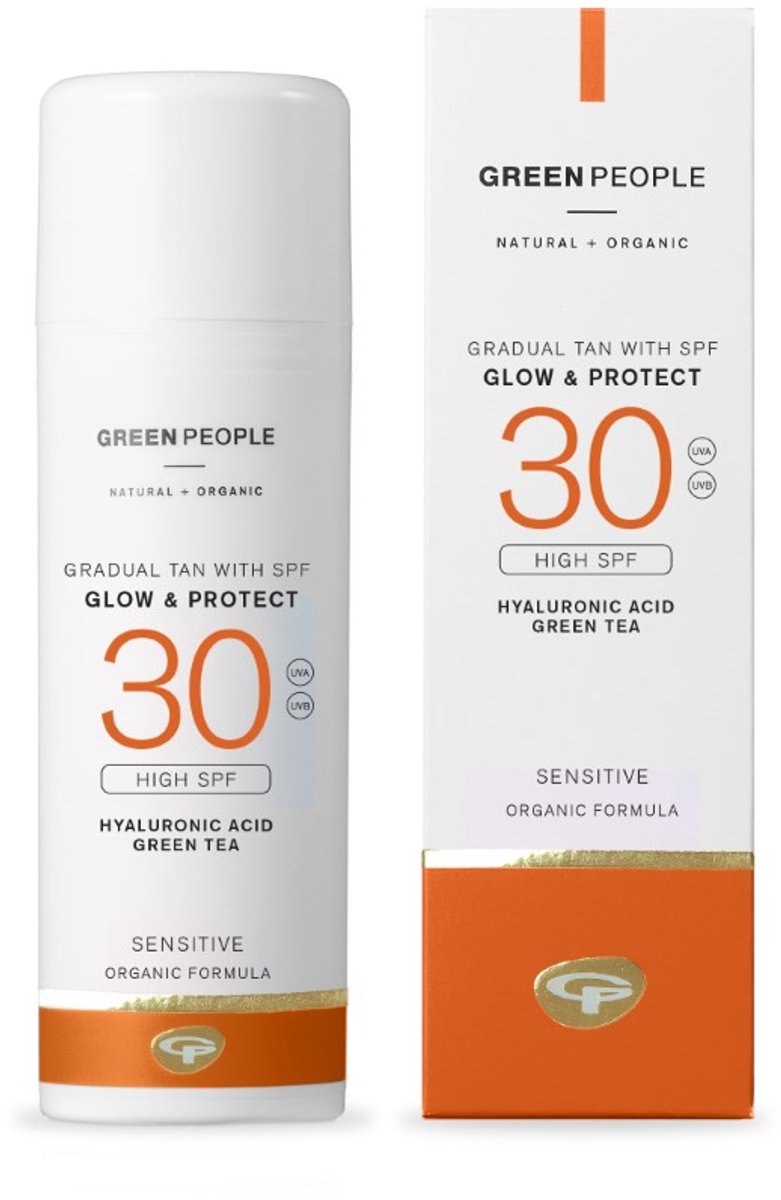 Green People - Zelfbruiner - Zonnebrand - Glow & Protect - SPF30