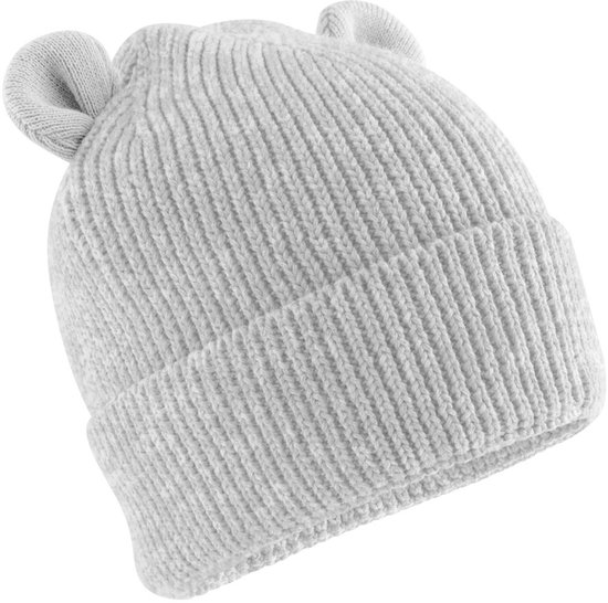 Baby Beanie met Oortjes – 100% Biologisch Katoen – Zacht & Comfortabel - kindermuts - newborn muts 12-24 maanden