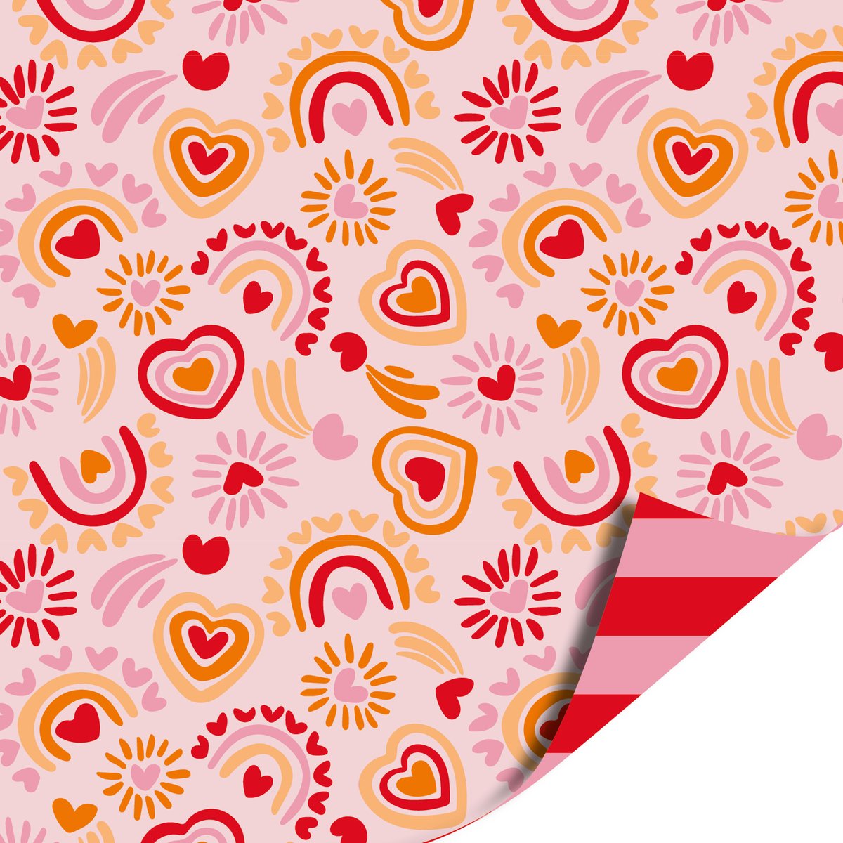 Cadeaupapier 70x200cm - Verliefd op jou