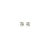 SPARKLE14 - Boucles d'oreille clous Zircone - Or