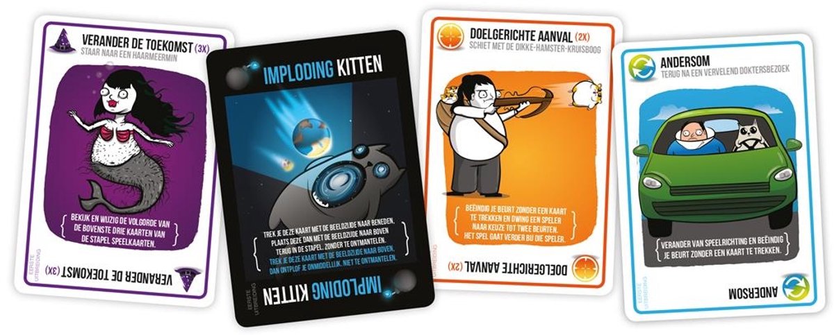 Exploding Kittens Imploding Kittens Uitbreiding - Nederlandstalig Kaartspel — afbeelding 3