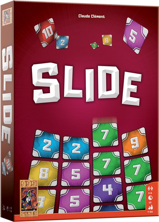 999 Games - Slide - Tactisch Kaartspel - combinatie van puzzelen en interactie - Schuif slim en win!